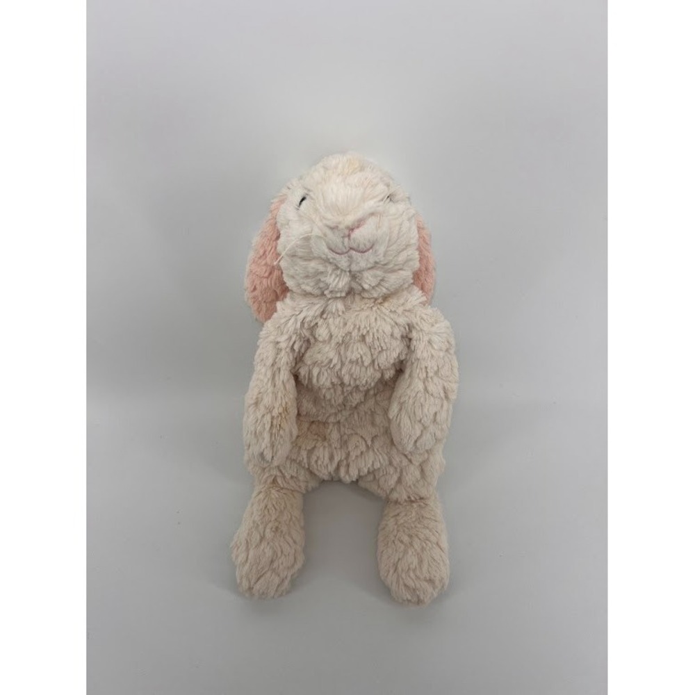 Mary Meyer White and Pink Pebble Bunny Rabbit Plush Stuffed Animal Toy